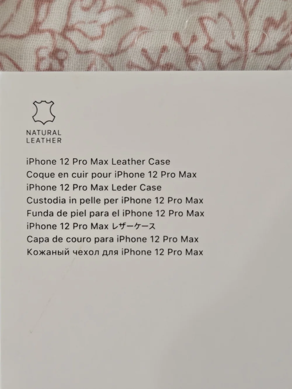 Apple iPhone 12 Pro Max Leather Case in Navy Blue Magsafe